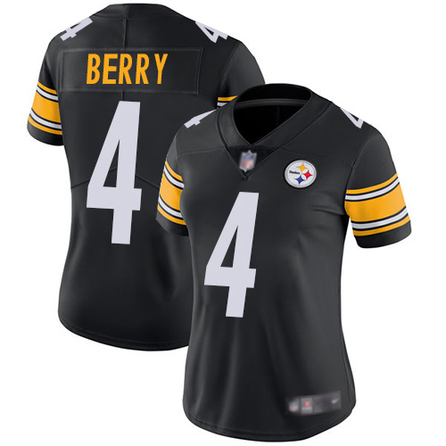 Women Pittsburgh Steelers Football 4 Limited Black Jordan Berry Home Vapor Untouchable Nike NFL Jersey